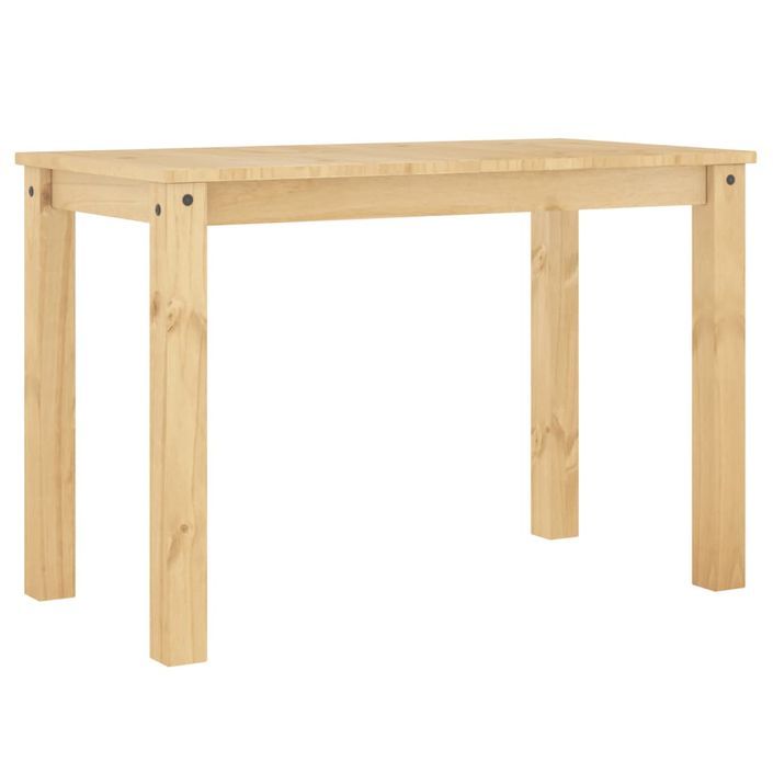 Table à manger en bois de pin massif Autika – Élégance rustique et polyvalence - Photo n°1