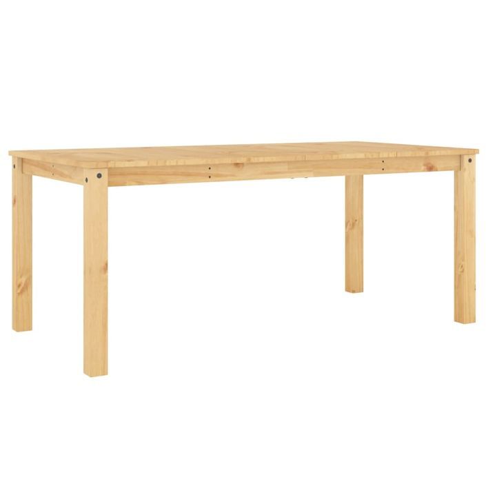 Table à manger en bois de pin massif Autika – Élégance rustique et polyvalence - Photo n°1