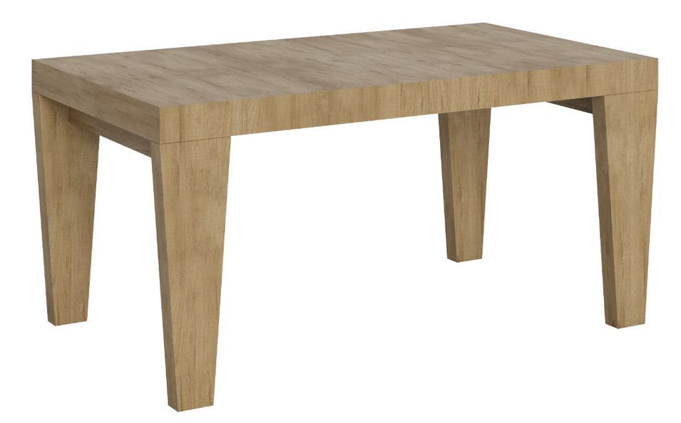 Table à manger extensible en bois pieds en V Kristo - Photo n°5