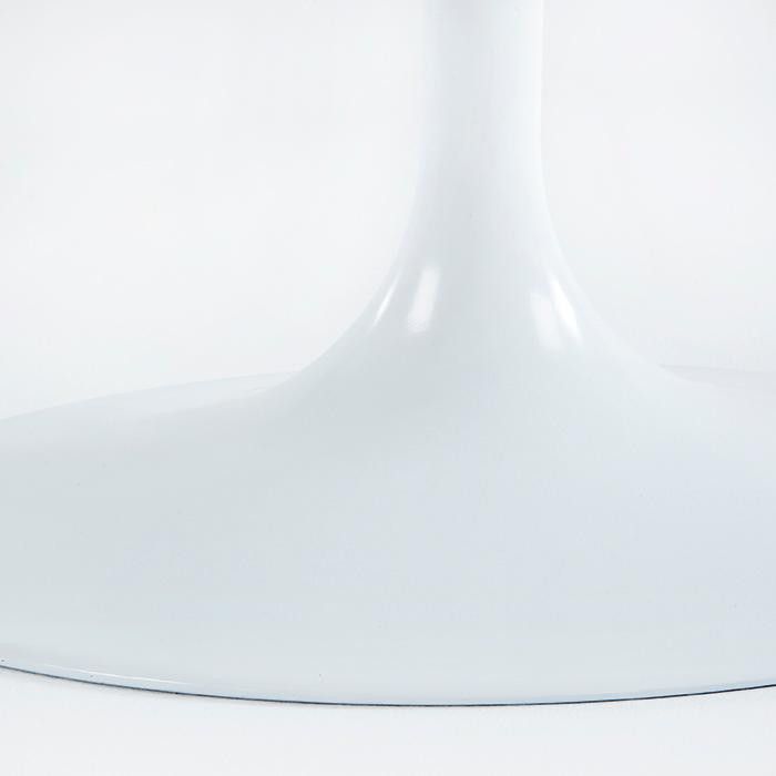 Table à manger ovale marbre blanc Ravies L 200 cm - Photo n°2
