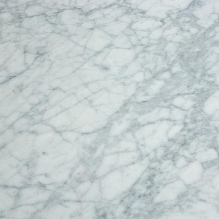 Table à manger ovale marbre blanc Ravies L 200 cm - Photo n°3