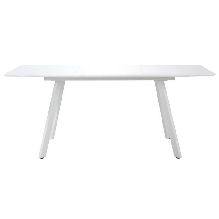 Table à manger rectangulaire blanc brillant Vilna 180 - Photo n°6