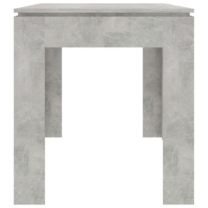 Table à manger rectangulaire bois gris béton Modra 140 cm - Photo n°4