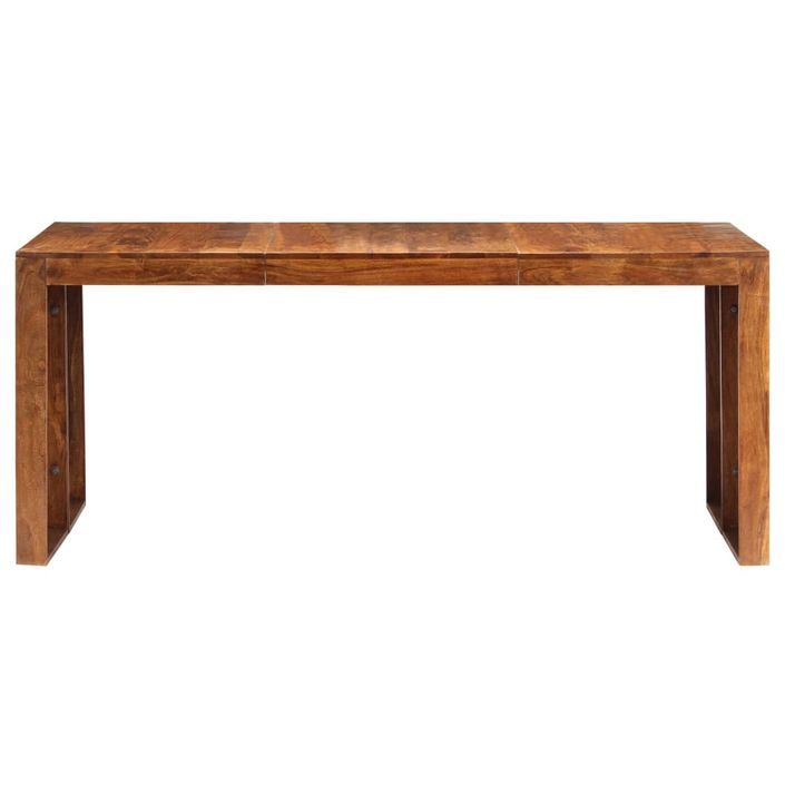 Table à manger rectangulaire bois d'acacia massif Roba 180 cm - Photo n°2