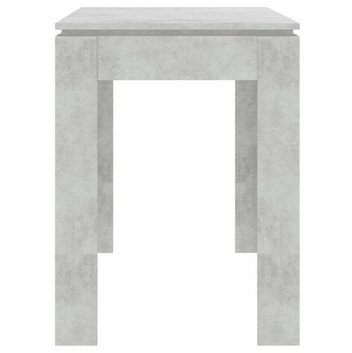 Table à manger rectangulaire bois gris béton Jonan 120 cm - Photo n°3