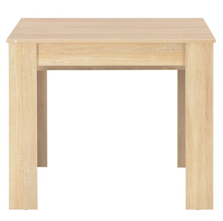 Table console extensible carrée chêne clair 90/133/175 cm Lamio - Photo n°5