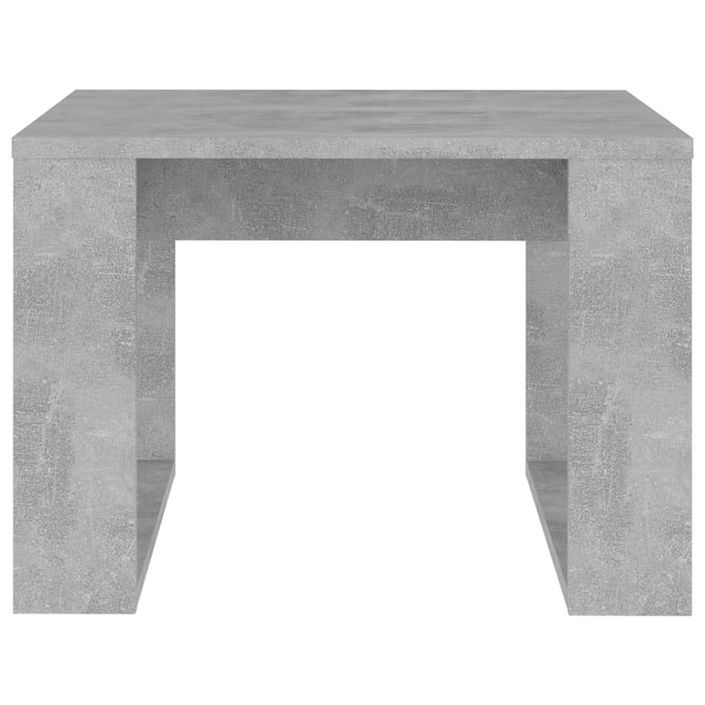 Table appoint Gris béton 50x50x35 cm - Photo n°5