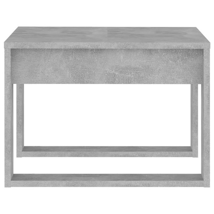 Table appoint Gris béton 50x50x35 cm - Photo n°6