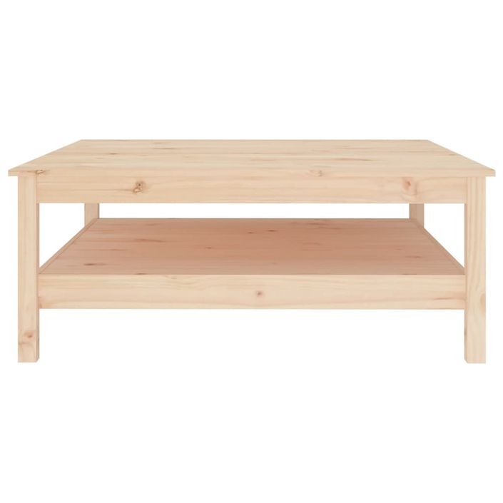 Table basse 100x100x40 cm Bois massif de pin - Photo n°3