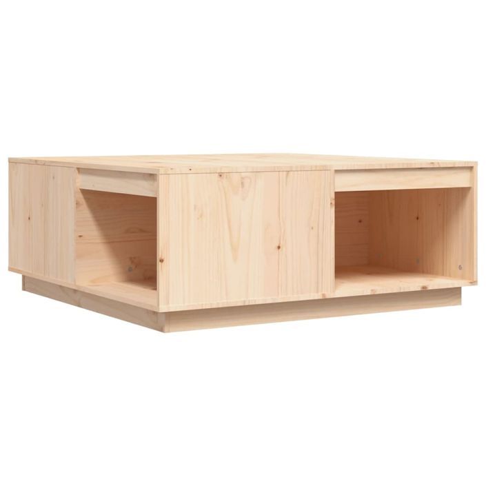 Table basse 100x101x40,5 cm Bois massif de pin - Photo n°2