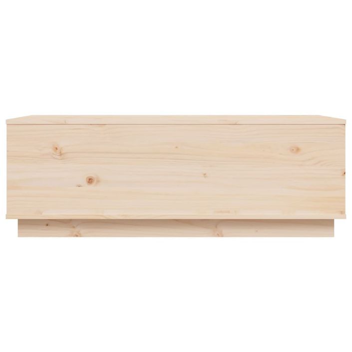 Table basse 100x50x35 cm Bois massif de pin - Photo n°6