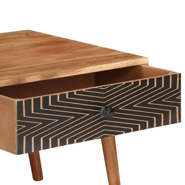 Table basse 100x50x39 cm Bois d'acacia solide - Photo n°6