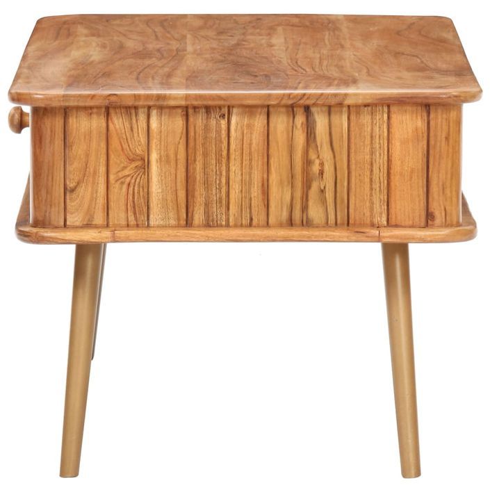 Table basse 100x50x40 cm Bois d'acacia massif 2 - Photo n°4