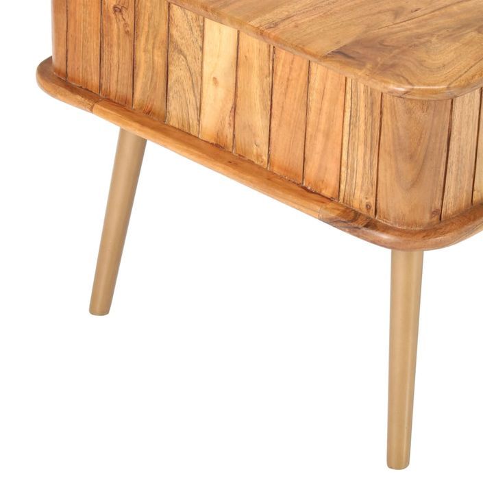 Table basse 100x50x40 cm Bois d'acacia massif 2 - Photo n°7