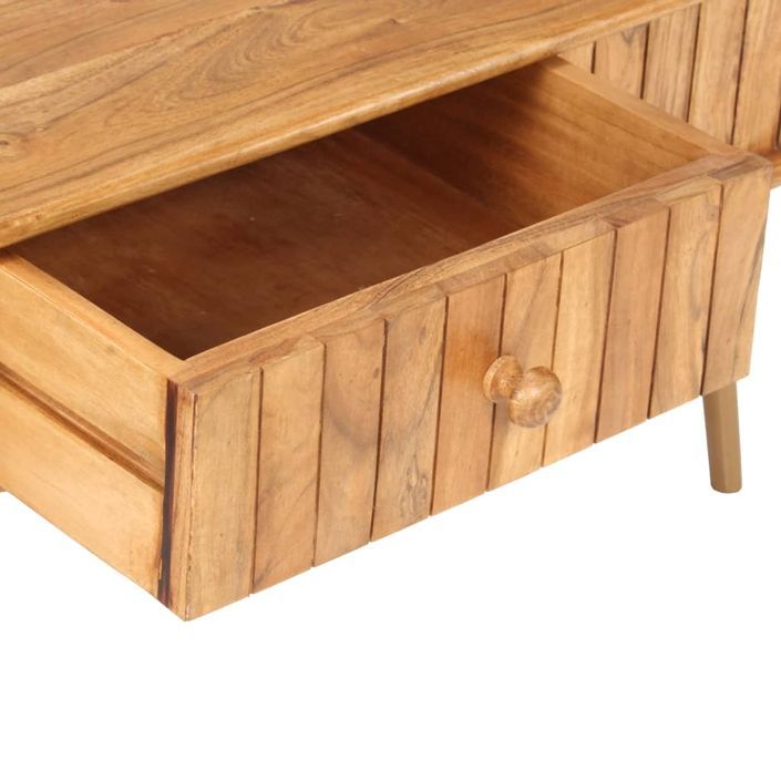 Table basse 100x50x40 cm Bois d'acacia massif 2 - Photo n°8