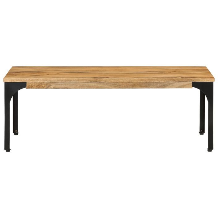 Table basse 100x55x35 cm bois de manguier massif - Photo n°2