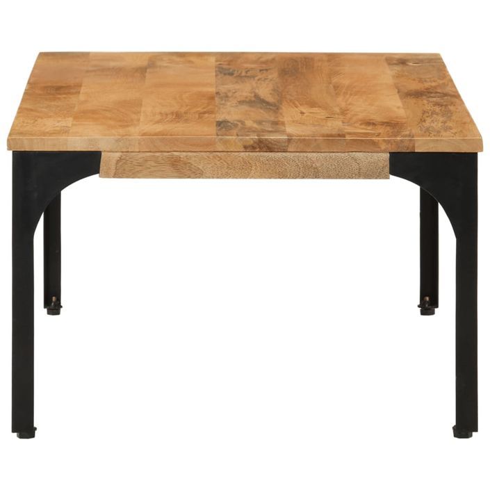 Table basse 100x55x35 cm bois de manguier massif - Photo n°3