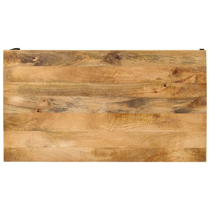 Table basse 100x55x35 cm bois de manguier massif - Photo n°4