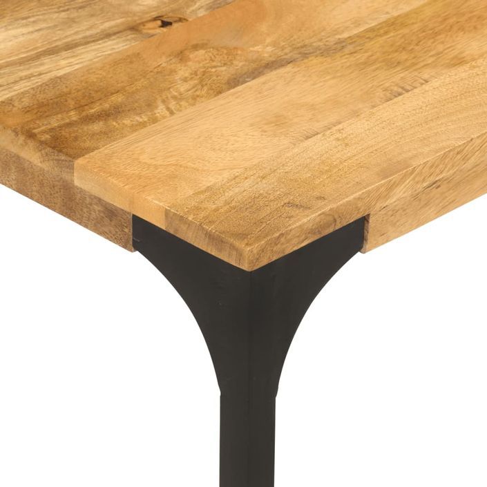 Table basse 100x55x35 cm bois de manguier massif - Photo n°5