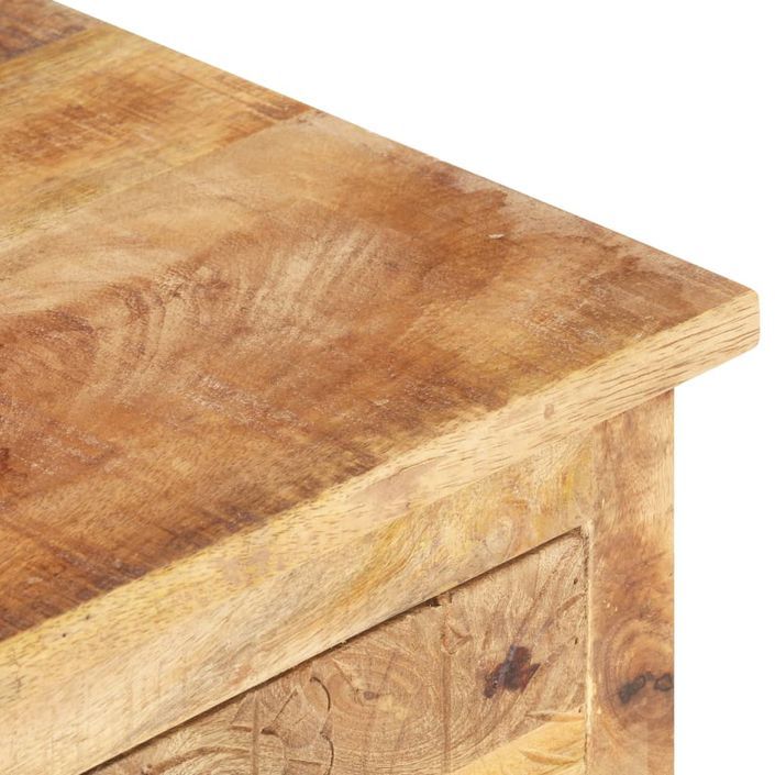 Table basse 100x55x40 cm Bois de manguier brut - Photo n°5