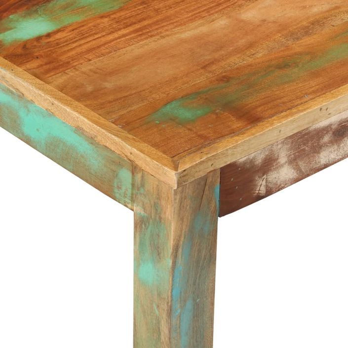 Table basse 100x55x45 cm bois de récupération massif - Photo n°5