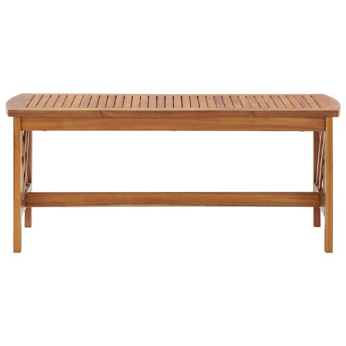 Table basse 102x50x43 cm Bois d'acacia solide 2 - Photo n°2