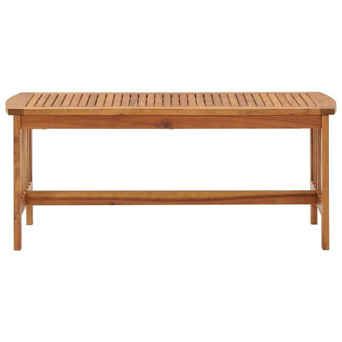 Table basse 102x50x43 cm Bois d'acacia solide - Photo n°2