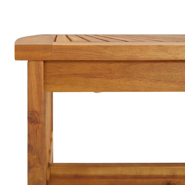 Table basse 102x50x43 cm Bois d'acacia solide - Photo n°5