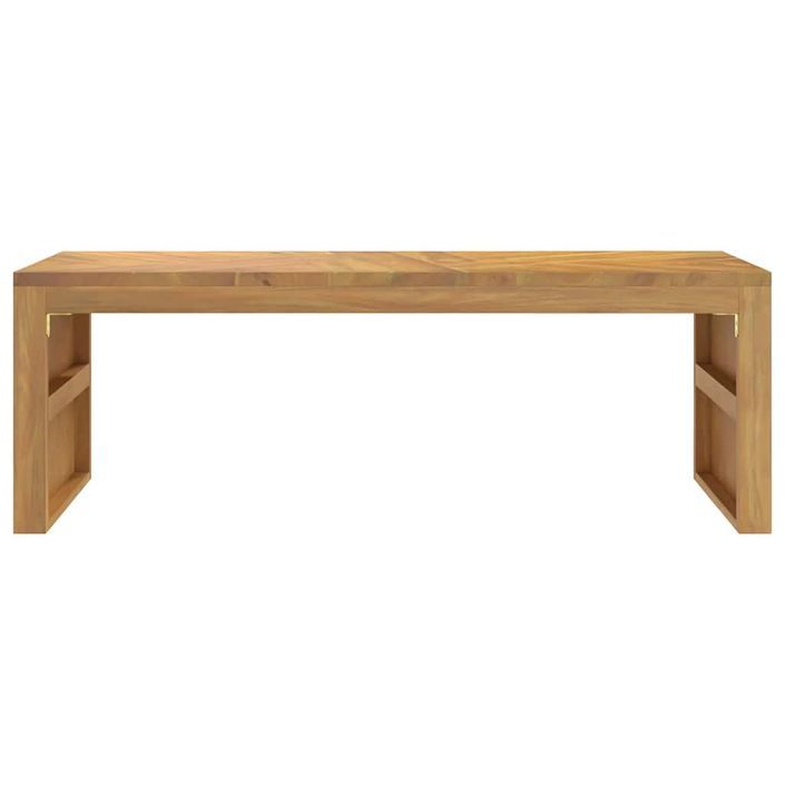 Table basse 110x35x38 cm bois massif de teck - Photo n°5