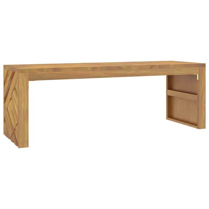 Table basse 110x35x38 cm bois massif de teck - Photo n°7