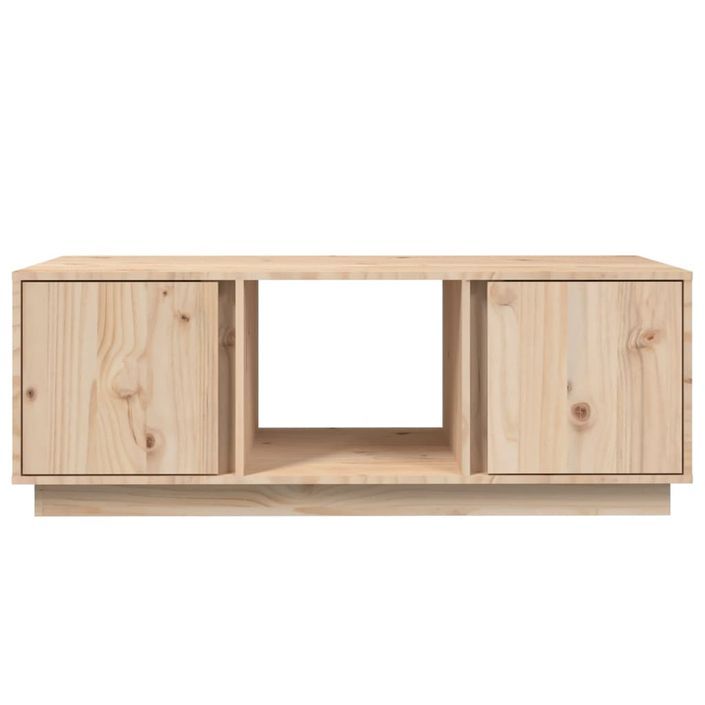 Table basse 110x50x40 cm Bois massif de pin - Photo n°5