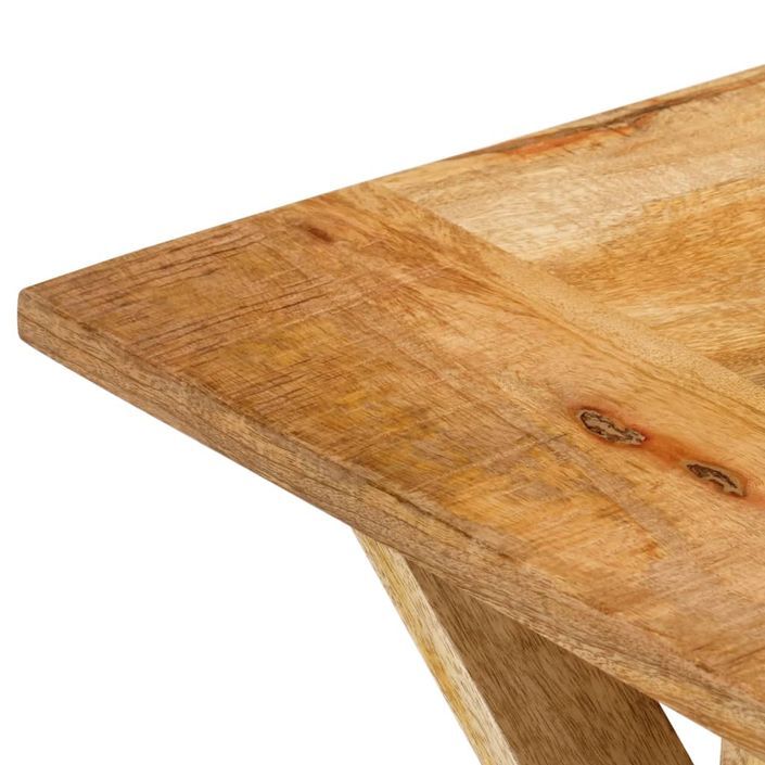 Table basse 110x52x40 cm bois de manguier massif - Photo n°5