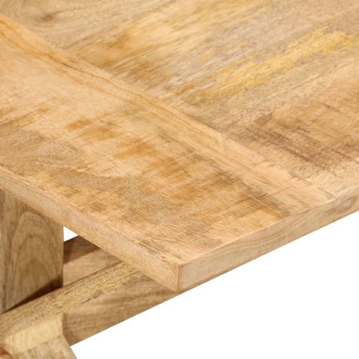 Table basse 110x52x40 cm bois de manguier massif - Photo n°6