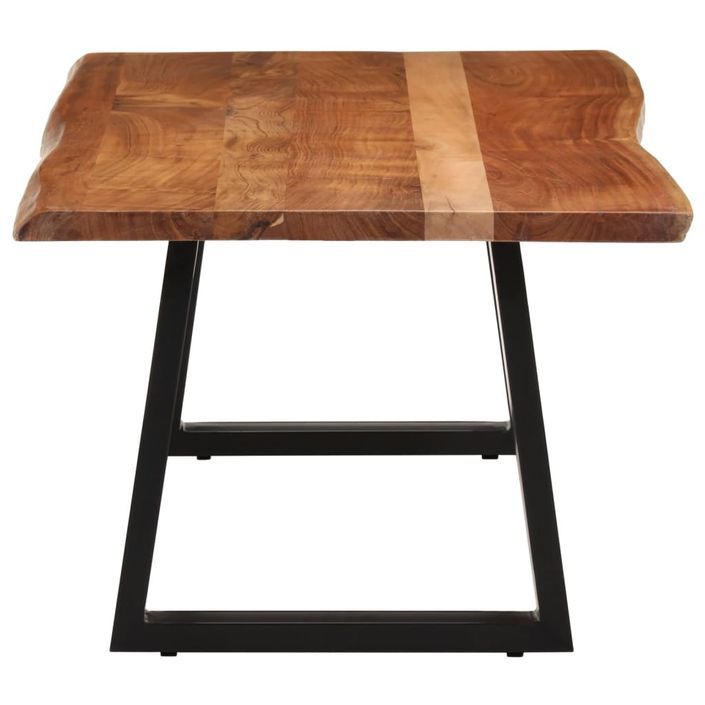 Table basse 110x55x40 cm bois massif d'acacia - Photo n°3