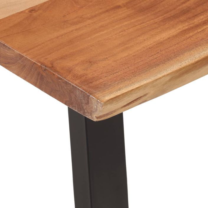 Table basse 110x55x40 cm bois massif d'acacia - Photo n°5