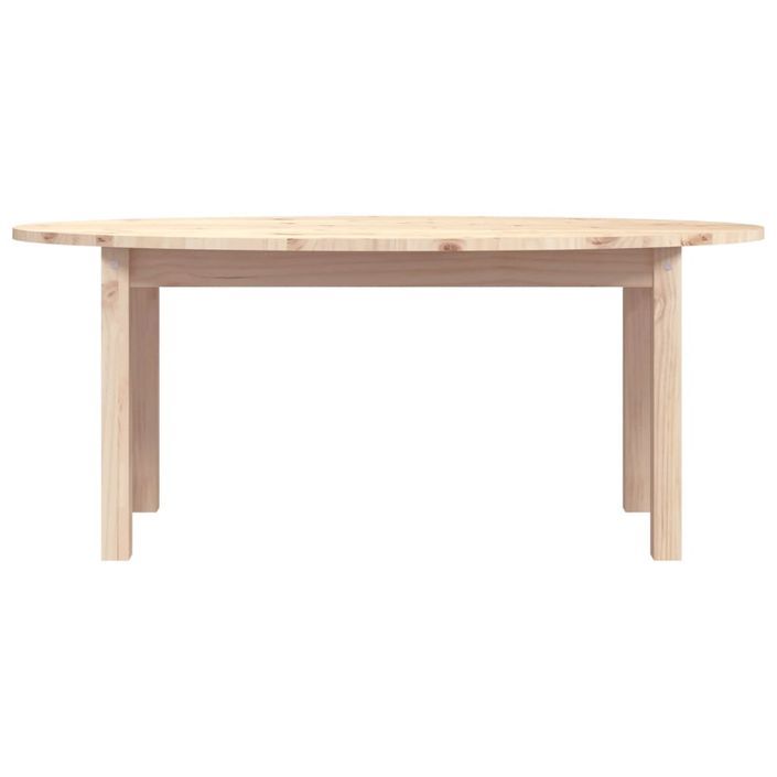 Table basse 110x55x45 cm Bois massif de pin - Photo n°5