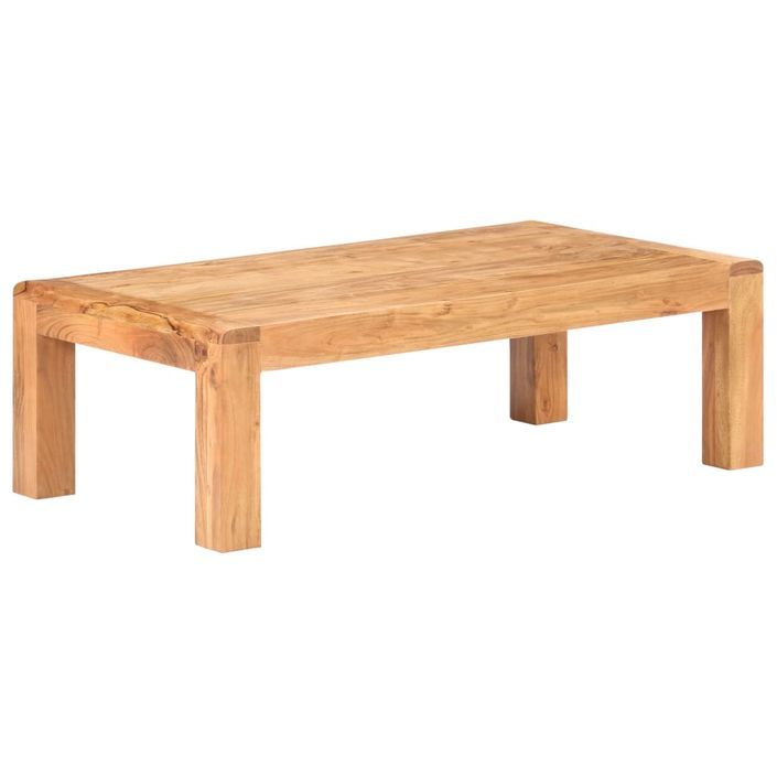 Table basse 110x60x35 cm Bois d'acacia massif - Photo n°10