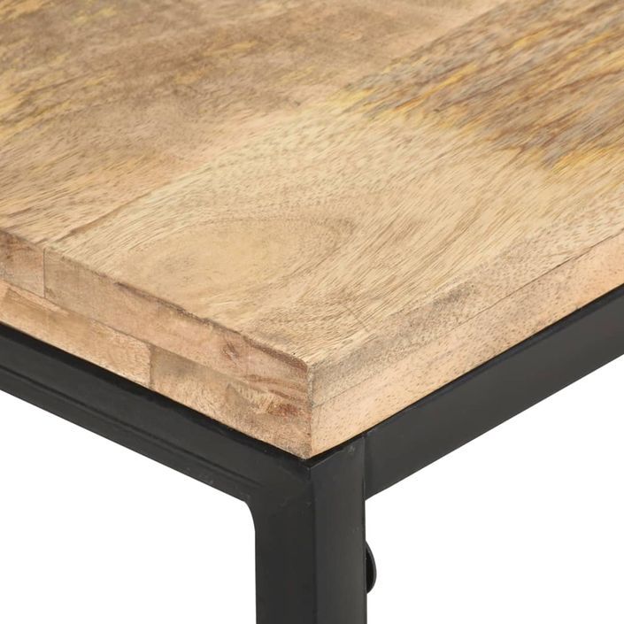 Table basse 110x60x35 cm Bois de manguier massif - Photo n°4