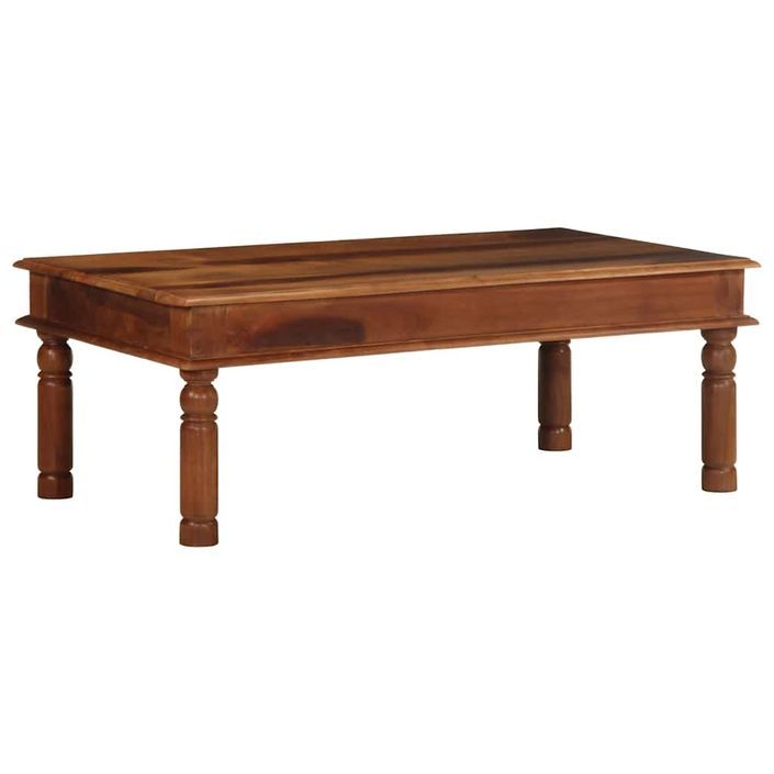 Table basse 110x60x40 cm bois massif d'acacia - Photo n°11