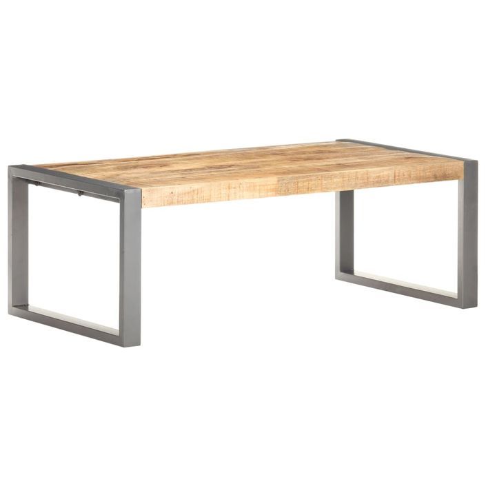 Table basse 110x60x40 cm Bois solide 2 - Photo n°1