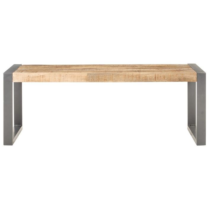 Table basse 110x60x40 cm Bois solide 2 - Photo n°3