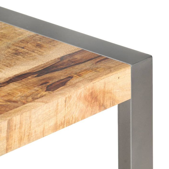 Table basse 110x60x40 cm Bois solide 2 - Photo n°5