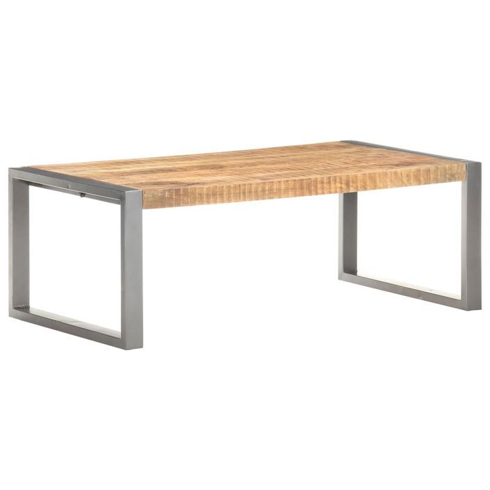 Table basse 110x60x40 cm Bois solide 2 - Photo n°9