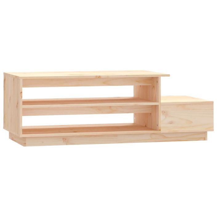 Table basse 120x50x40,5 cm Bois massif de pin - Photo n°2