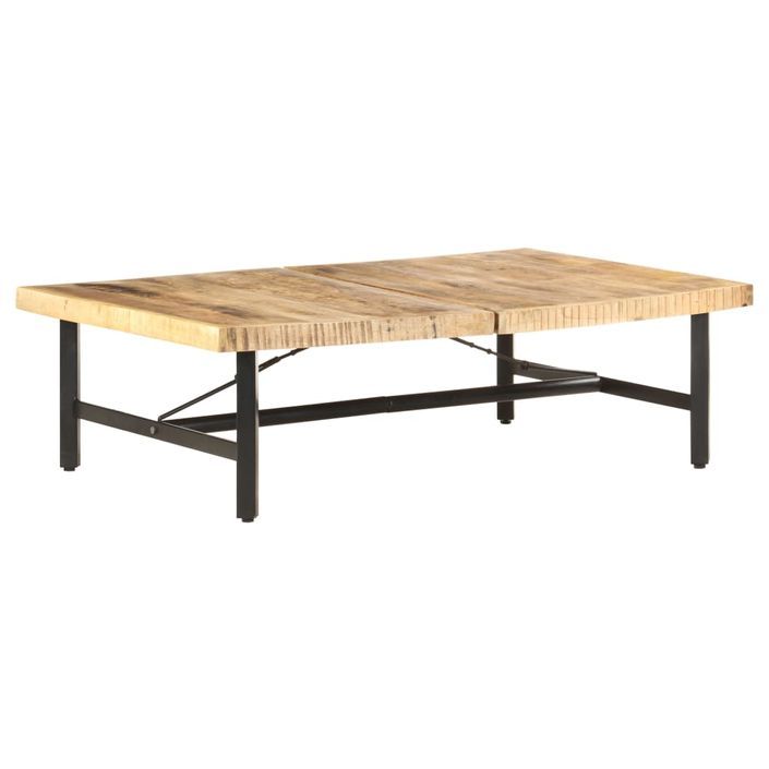 Table basse 142x90x42 cm Bois de manguier massif - Photo n°7