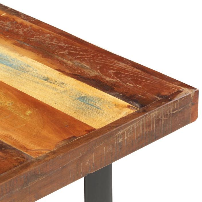 Table basse 142x90x42 cm Bois de récupération massif - Photo n°5