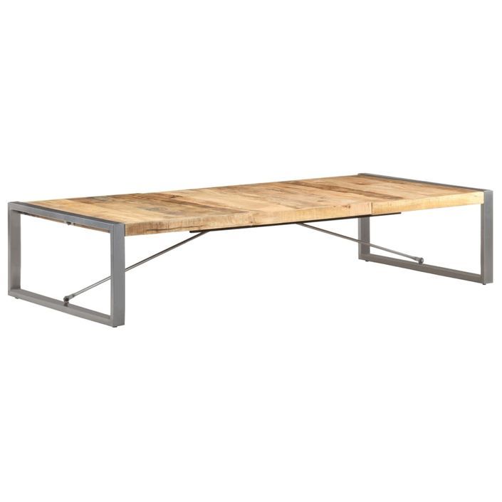 Table basse 180x90x40 cm Bois de manguier brut 2 - Photo n°10