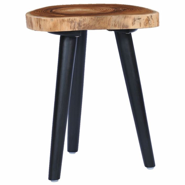 Table basse 40x45 cm Teck solide - Photo n°6