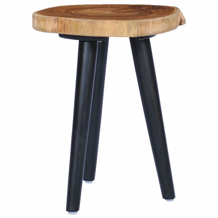 Table basse 40x45 cm Teck solide - Photo n°7