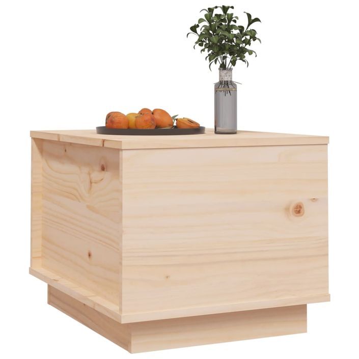 Table basse 40x50x35 cm Bois massif de pin - Photo n°4